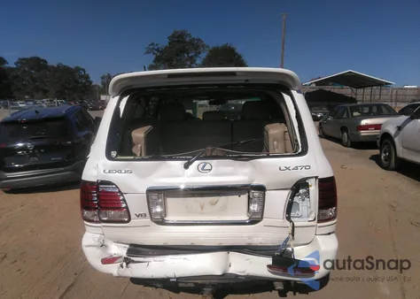 2006 Lexus Lx 470 из США, поврежденный, VIN JTJHT00W864016556